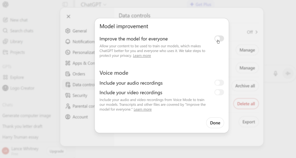 ChatGPT ghi nho moi thu 5