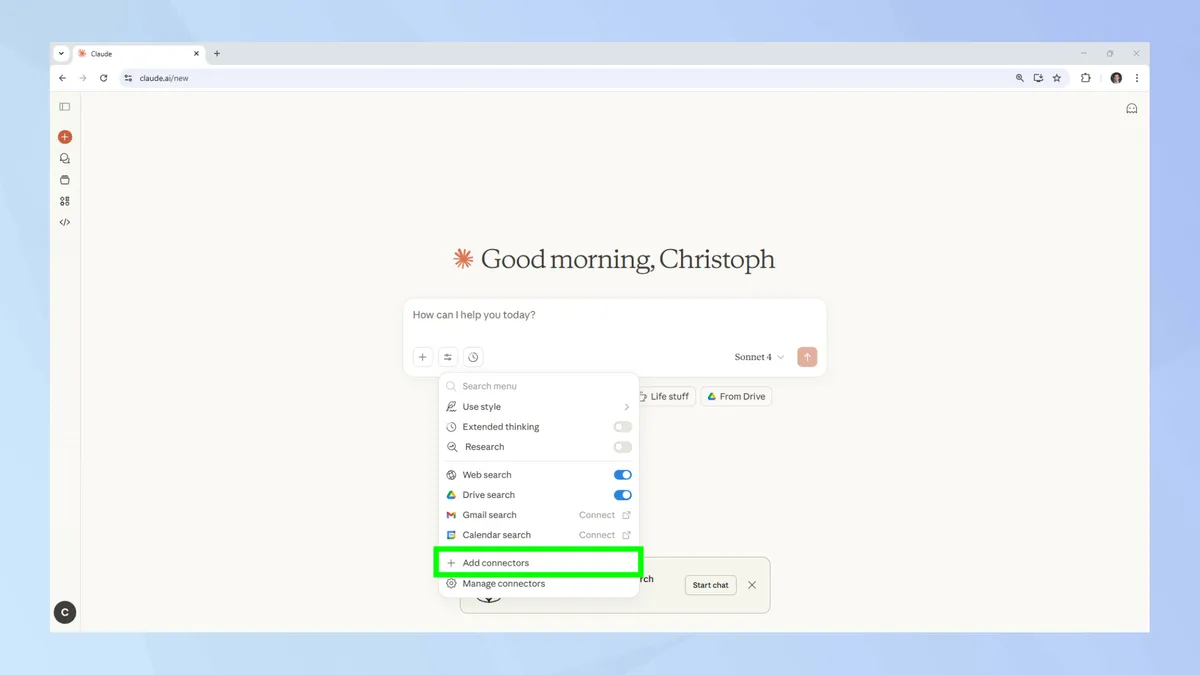 Claude Connectors 4
