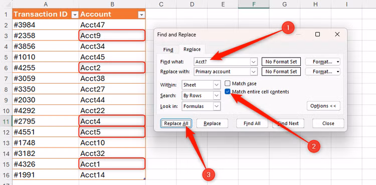 4 thủ thuật tìm và thay thế trong Excel sẽ giúp bạn tiết kiệm hàng giờ khi sử dụng 21 Microsoft Excel.10 1
