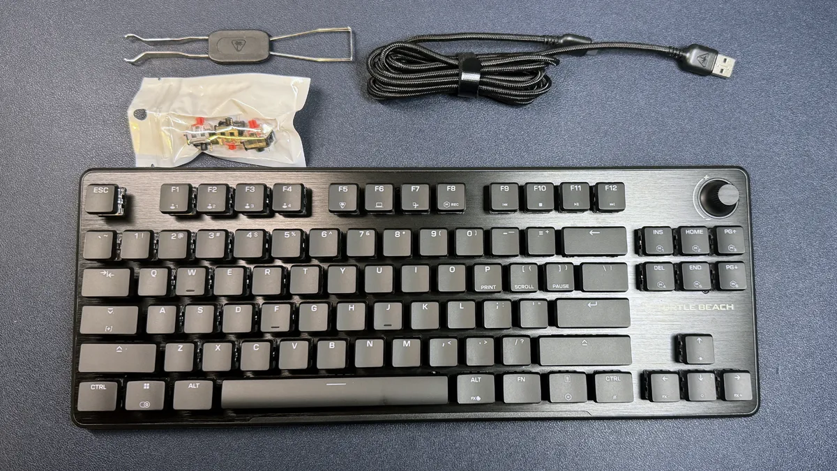 Đánh giá chi tiết Turtle Beach Vulcan II TKL – Bàn phím cơ gaming TKL với thiết kế low-profile, switch quang học và hiệu năng vượt trội cho game thủ 16 Turtle Beach Vulcan II TKL10.jpg