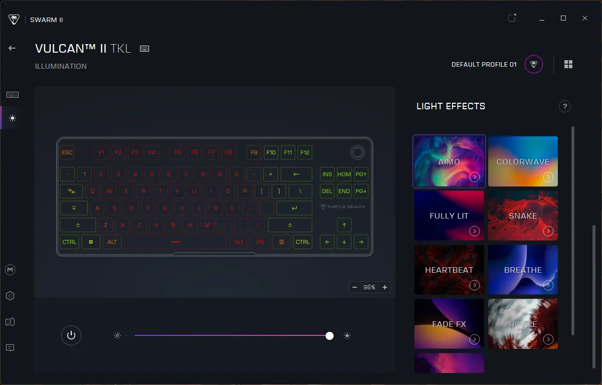 Đánh giá chi tiết Turtle Beach Vulcan II TKL – Bàn phím cơ gaming TKL với thiết kế low-profile, switch quang học và hiệu năng vượt trội cho game thủ 22 Turtle Beach Vulcan II TKL4.png