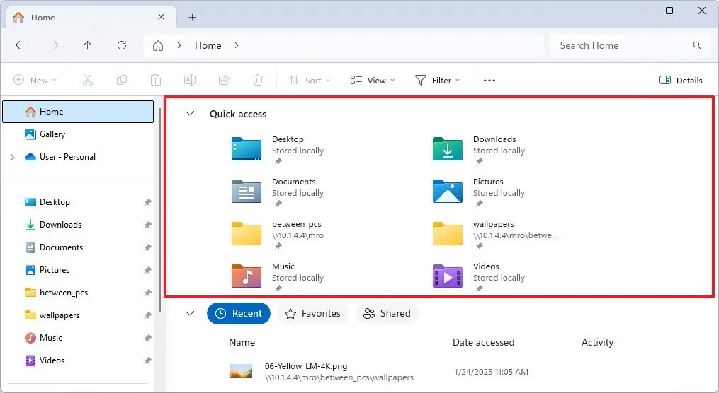Cách tắt đề xuất và khôi phục truy cập nhanh trong File Explorer cho Windows 11 11 Windows 116