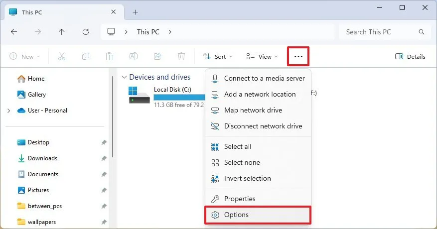 Cách tắt đề xuất và khôi phục truy cập nhanh trong File Explorer cho Windows 11 9 Windows 118