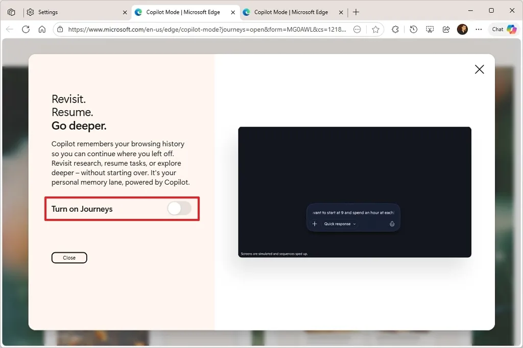 cach bat hoac tat che do Copilot cho Microsoft Edge tren Windows 116