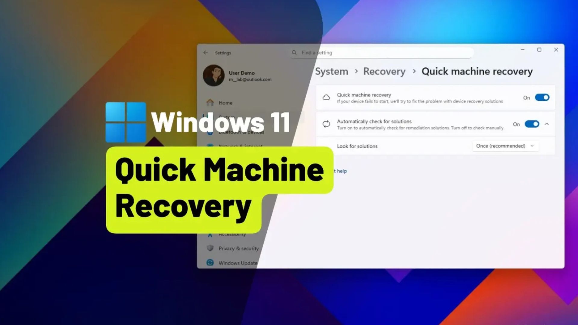 Hướng dẫn cách bật khôi phục máy nhanh để khắc phục sự cố khởi động trên Windows 11 1 cach bat khoi phuc may nhanh de khac phuc su co khoi dong tren Windows 111