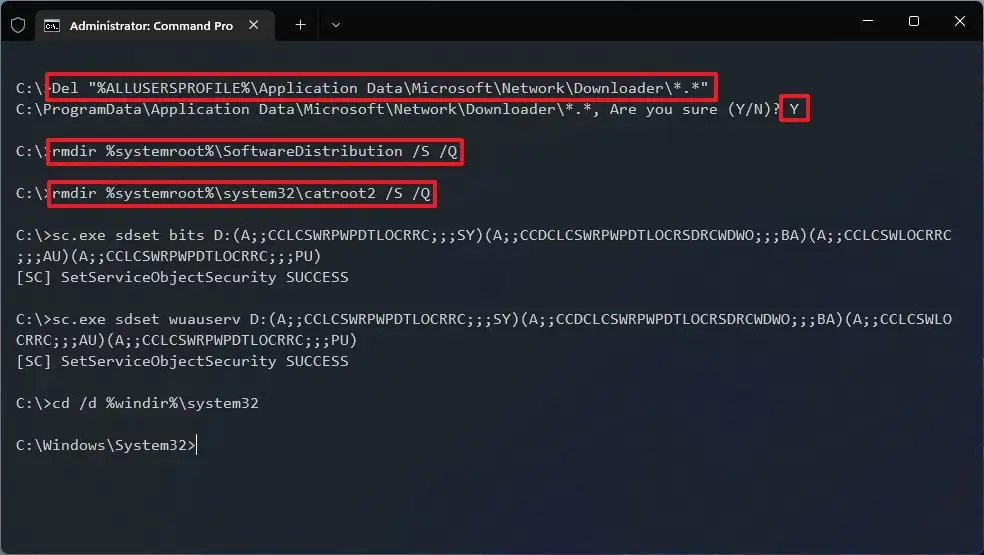 cach dat lai Windows Update tren Windows 114