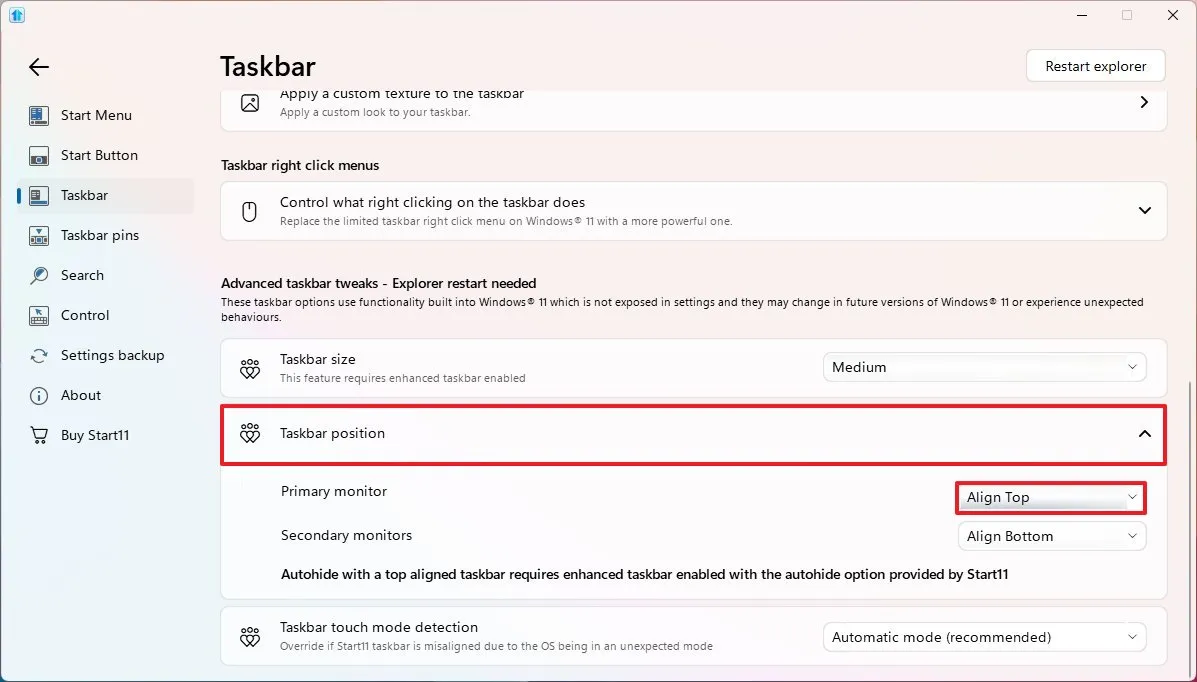 Hướng dẫn cách di chuyển thanh tác vụ lên trên hoặc sang bên cạnh trên Windows 11 17 cach di chuyen thanh tac vu len tren hoac sang ben canh tren Windows 11.3