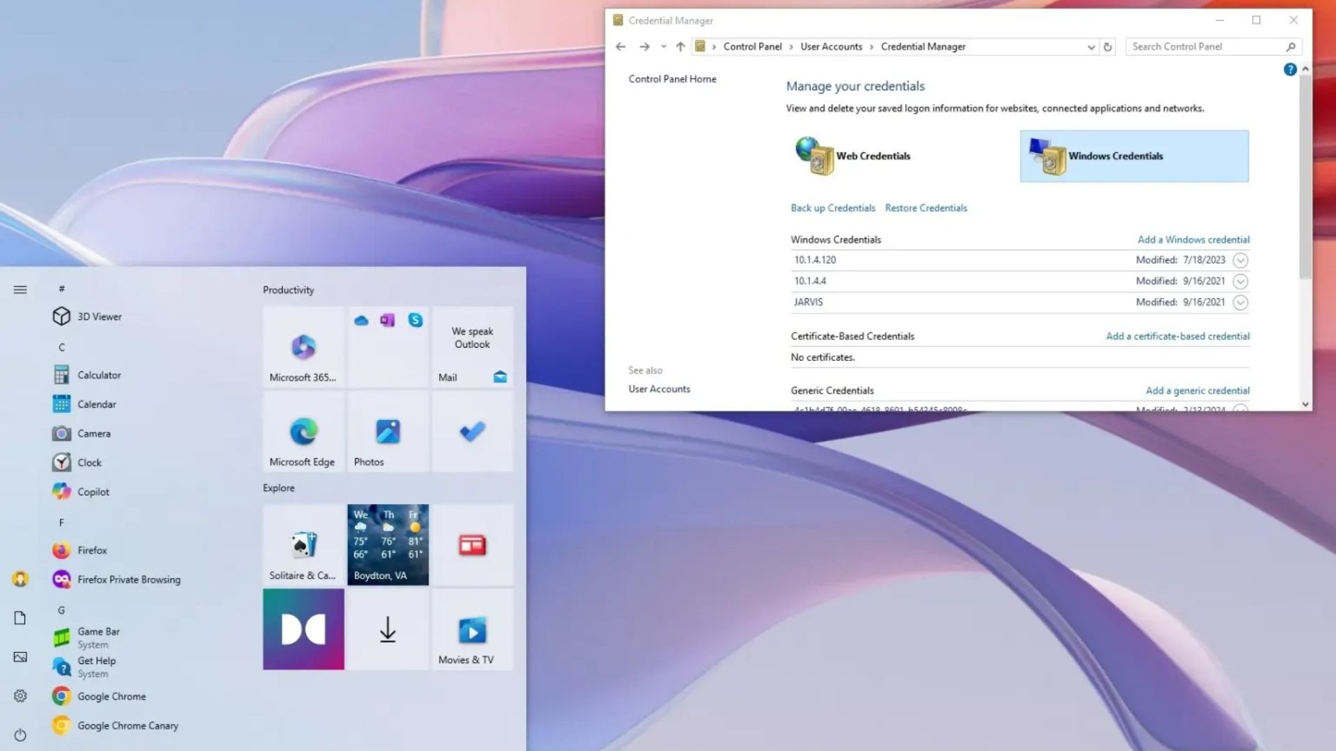 Hướng dẫn cách sử dụng Credential Manager trên Windows 10 1 cach su dung Credential Manager tren Windows 101