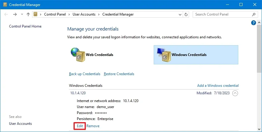 Hướng dẫn cách sử dụng Credential Manager trên Windows 10 14 cach su dung Credential Manager tren Windows 1011