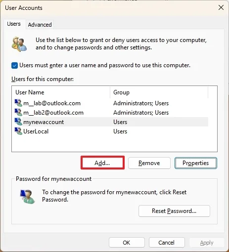Hướng dẫn cách tạo tài khoản cục bộ trên Windows 11 31 cach tao tai khoan cuc bo tren Windows 1110
