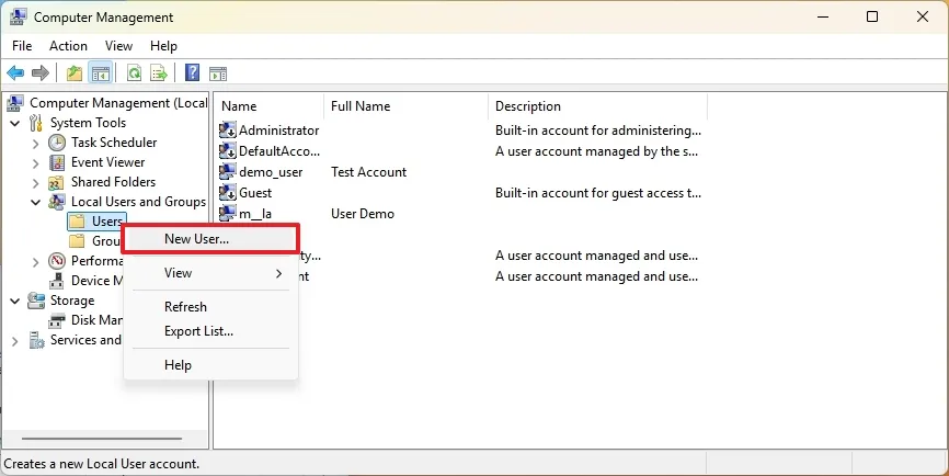 Hướng dẫn cách tạo tài khoản cục bộ trên Windows 11 27 cach tao tai khoan cuc bo tren Windows 1114