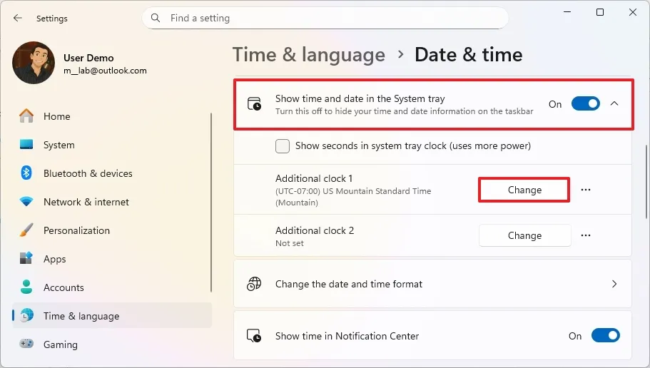 Hướng dẫn cách thêm nhiều đồng hồ múi giờ trên Windows 11 11 cach them nhieu dong ho mui gio tren Windows 1110