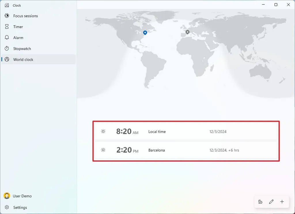 Hướng dẫn cách thêm nhiều đồng hồ múi giờ trên Windows 11 19 cach them nhieu dong ho mui gio tren Windows 112
