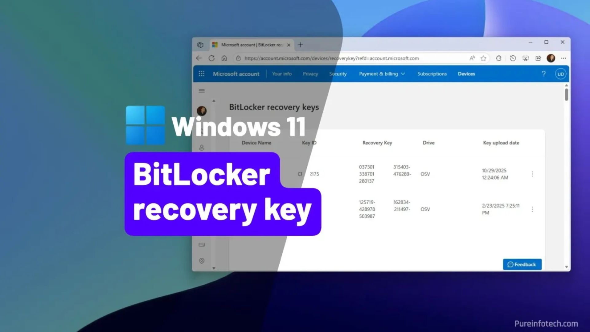 Hướng dẫn cách tìm khóa khôi phục BitLocker trên Windows 11 1 cach tim khoa khoi phuc BitLocker tren Windows 111