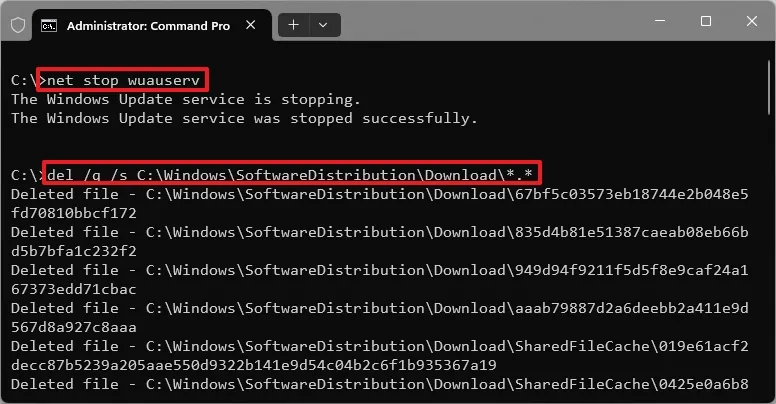 cach xoa cac ban cap nhat dang cho xu ly tren Windows 112