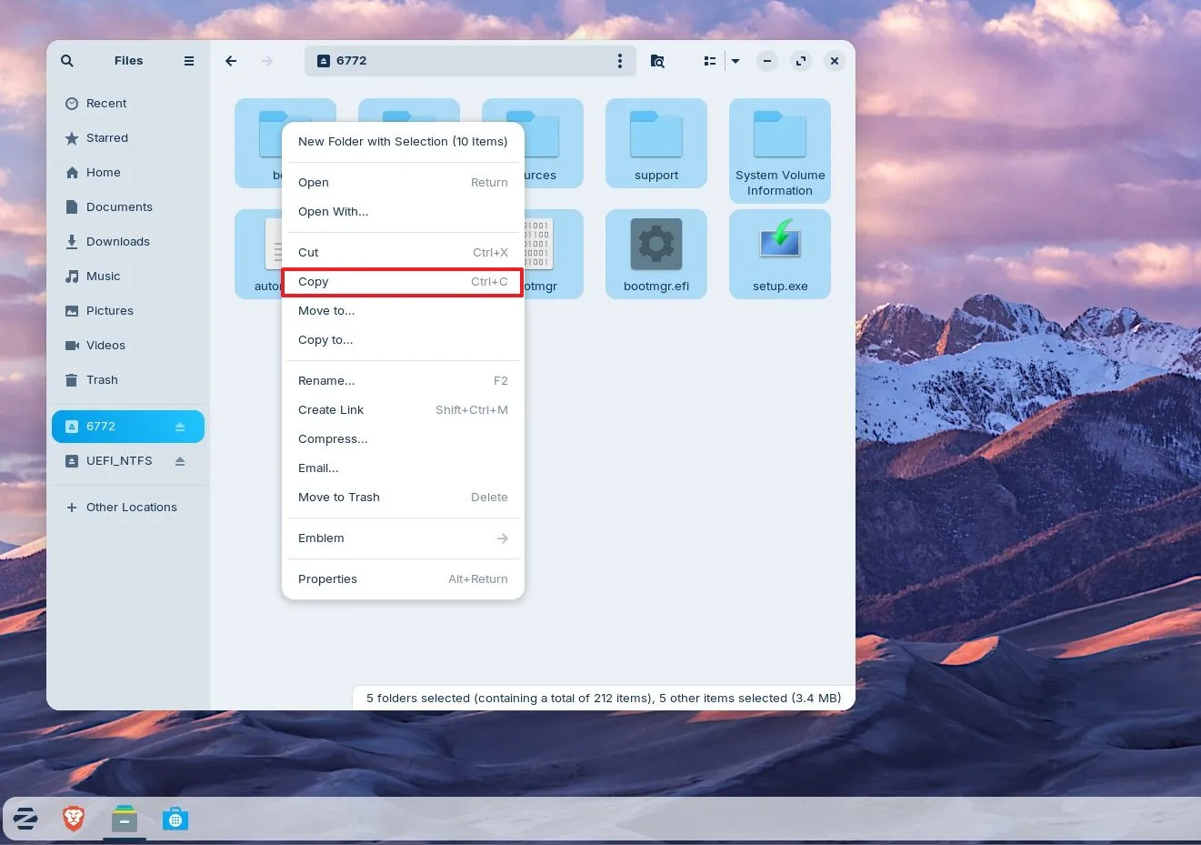 cai dat Zorin OS de chuyen doi tu Windows 10.3