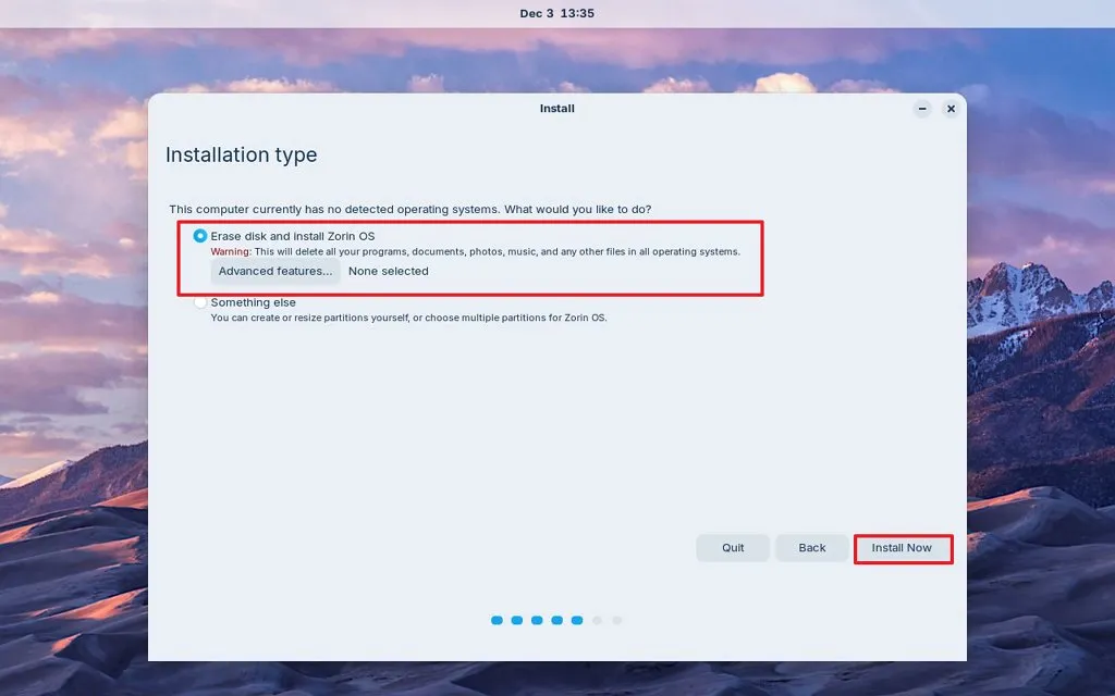 cai dat Zorin OS de chuyen doi tu Windows 10.7