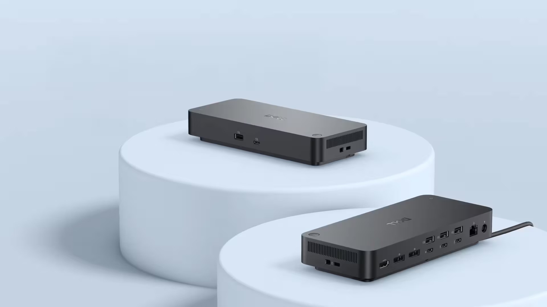 Dell Pro Thunderbolt 5 Smart Dock (SD25TB5): Đơn giản hóa bàn làm việc, tối đa hóa năng suất. 1 ezgif 45d40a9e9fc8a632