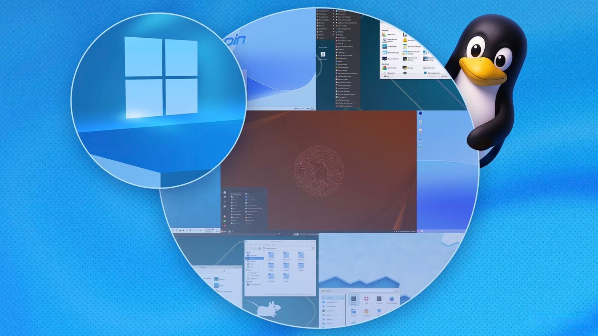 giao dien Linux giong Windows1