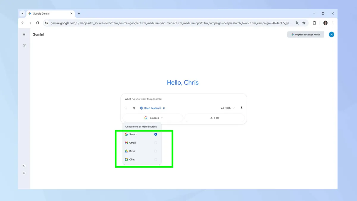 ket noi Gemini voi Gmail va Google Drive 6