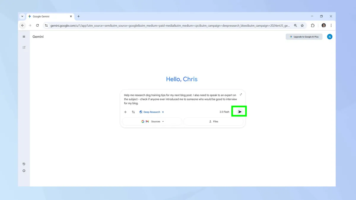ket noi Gemini voi Gmail va Google Drive 7