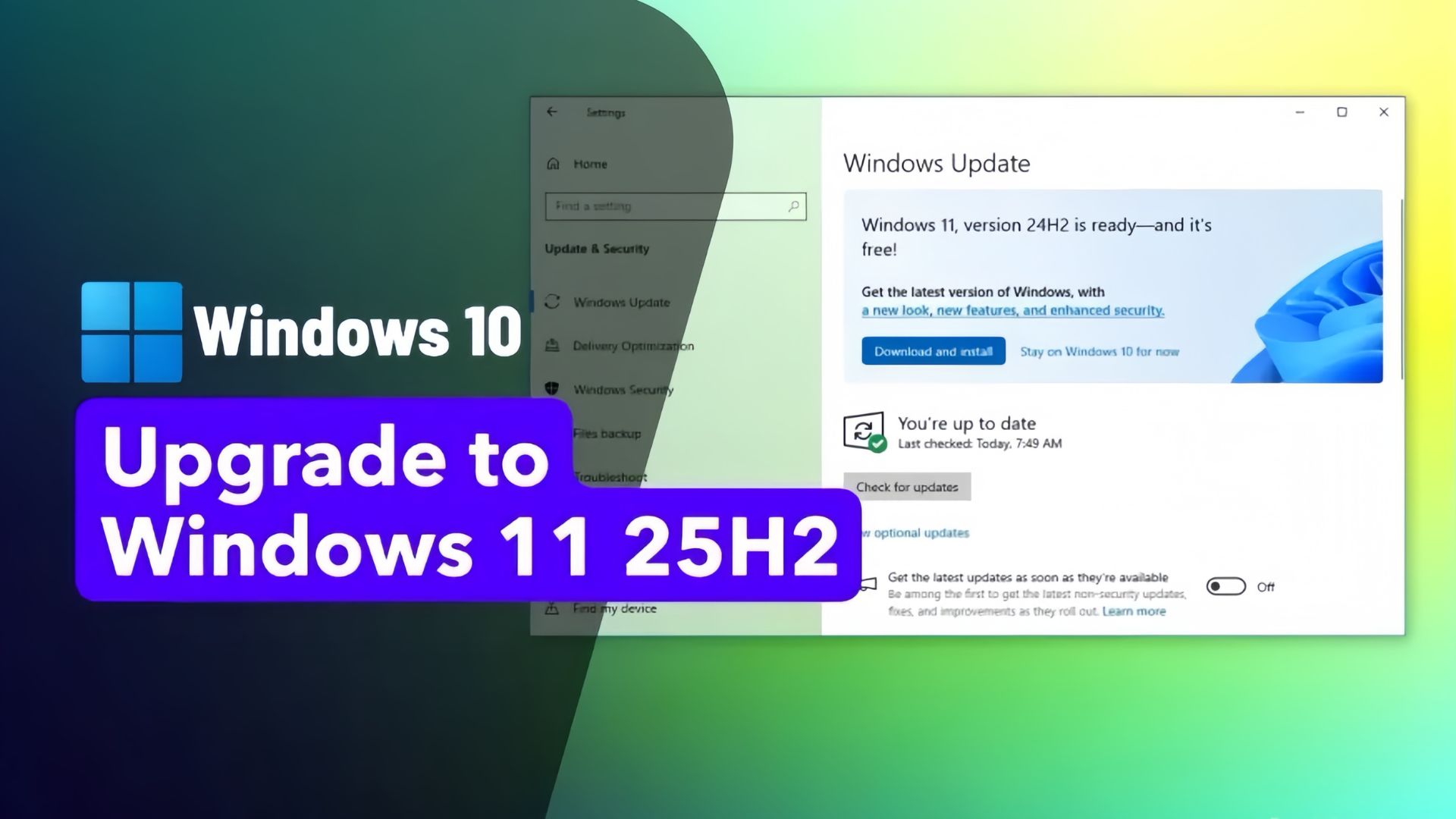 Hướng dẫn cách nâng cấp Windows 10 lên Windows 11 phiên bản 25H2 1 nang cap Windows 10 len Windows 11.1
