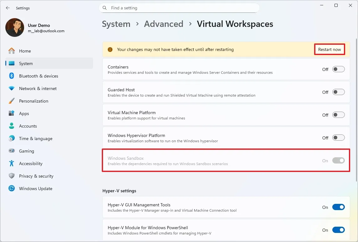 su dung cai dat Virtual Workspaces moi tren Windows 11.4.jpg