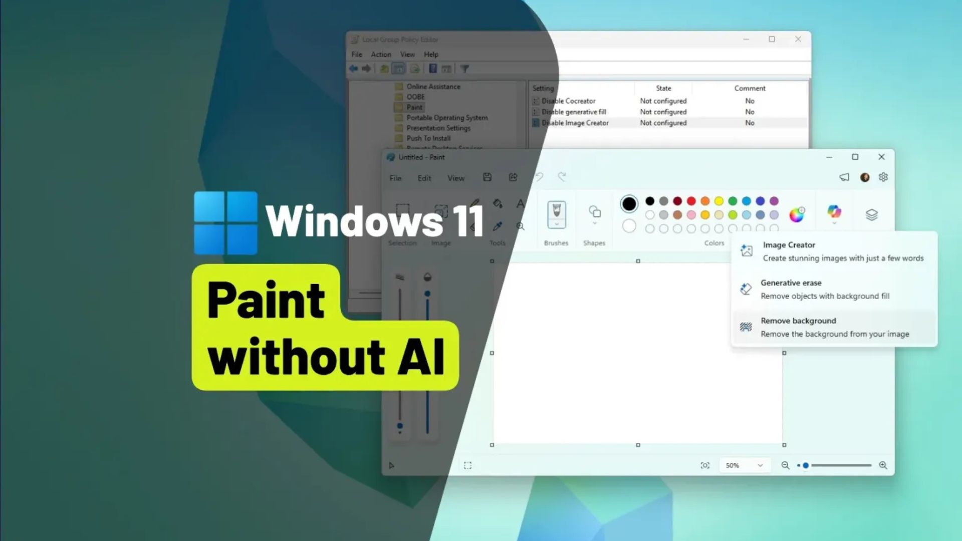 tat cac tinh nang AI trong ung dung Paint tren Windows 11.1
