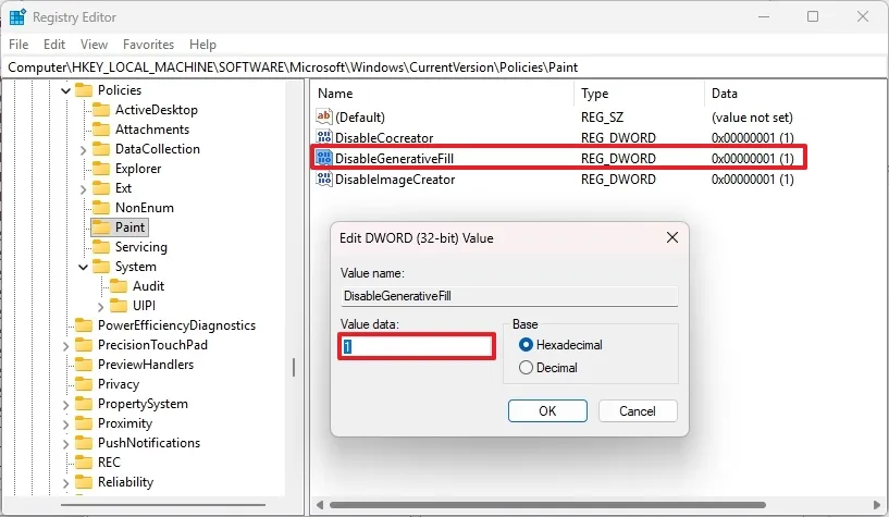 tat cac tinh nang AI trong ung dung Paint tren Windows 11.3 1