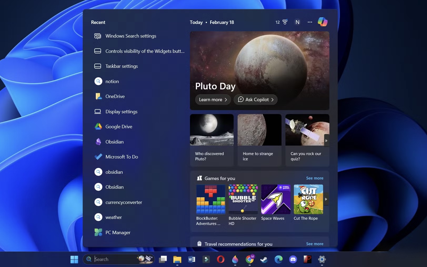Top 5 lý do khiến PC của bạn cảm thấy chậm sau khi cập nhật Windows và cách khắc phục chúng 9 windows search menu with copilot